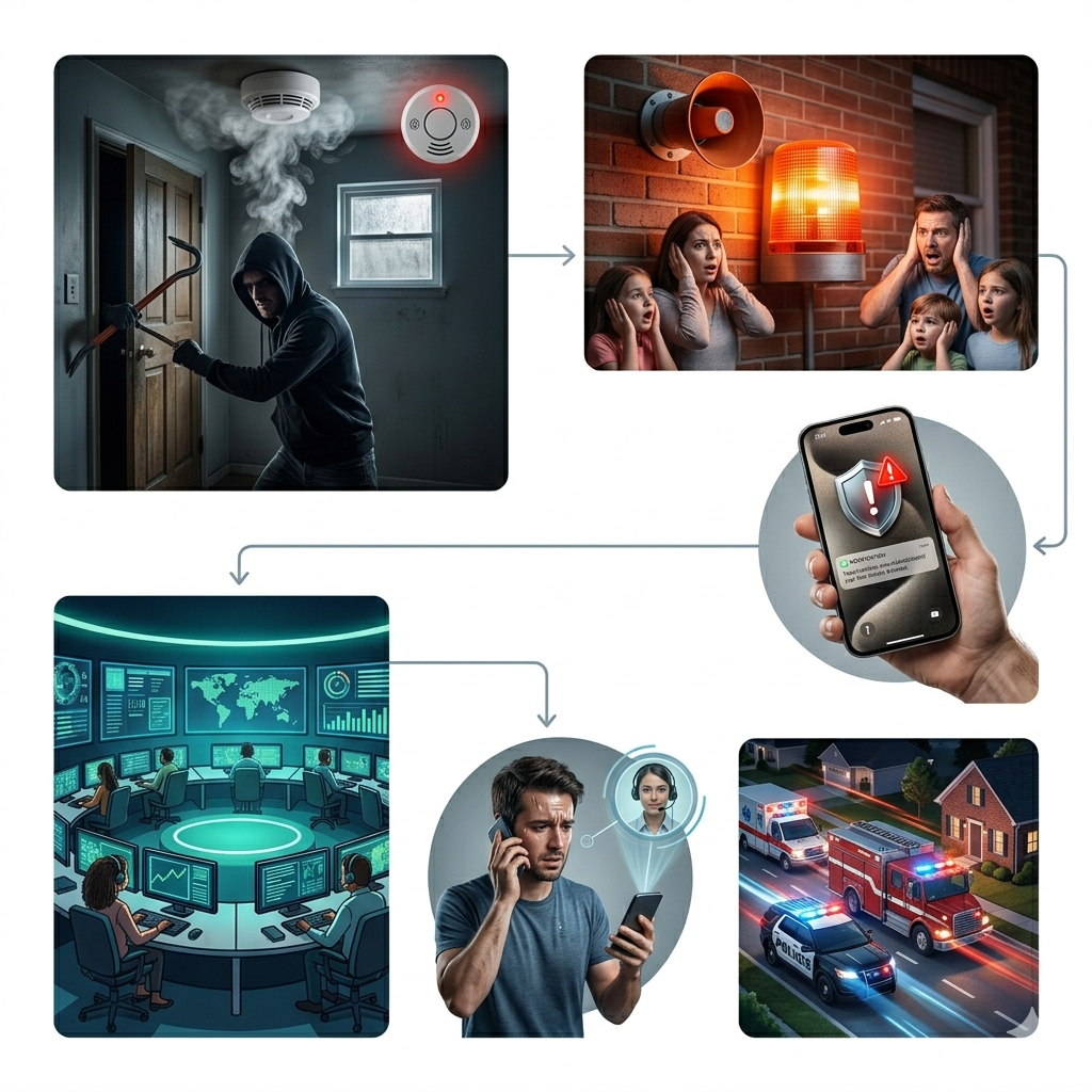 How doorbell camera works