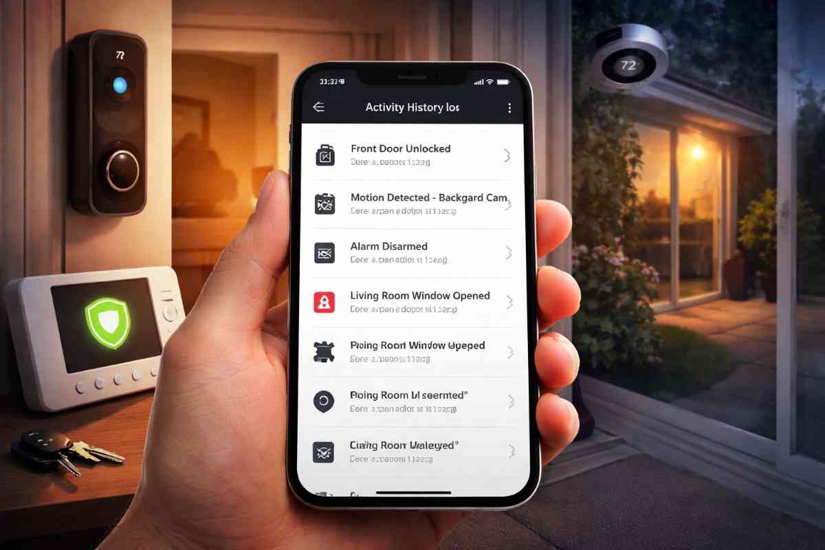 Activity History and Event Log