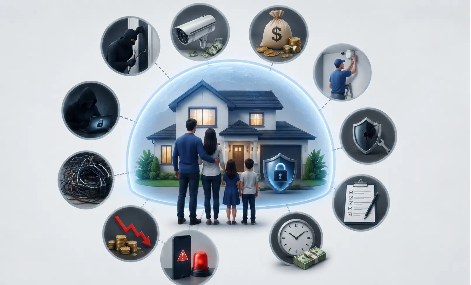 Hidden costs of home security systems summary
