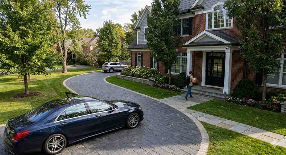 Front Entrance & Driveway